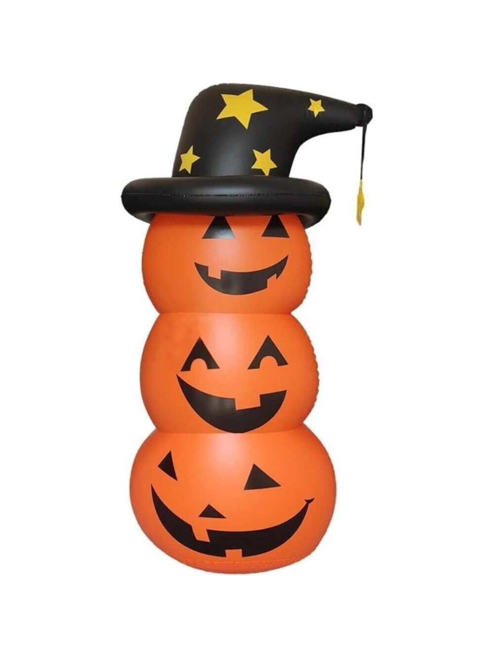 Hierbla 4.25FT Inflatable Halloween Yard Decorations Outdoor Blow Up Pumpkin